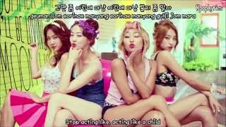 Sistar - Naughty Hands ft. Verbal Jint [English Subs + Romanization + Hangul HD