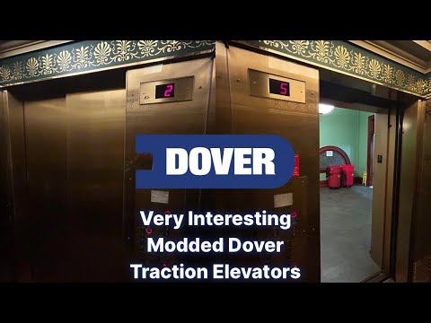 Interesting Modded Dover Traction Elevators | Pennsylvania State Capitol | Harrisburg, PA 