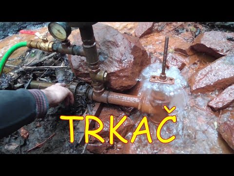 Vodní trkač - princip + konstrukce z vodovodních armatur s Láďou