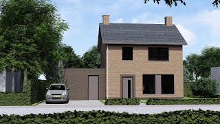 2448 Uitbouw woonhuis Stevensbeek