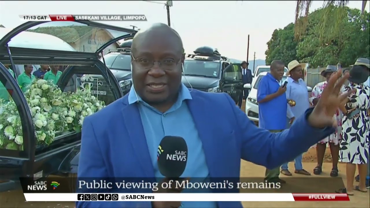 Tito Mboweni | Public viewing of Mboweni's body