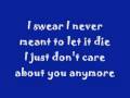 Three Days Grace- Let It Die (LYRICS)