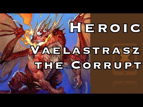 Hearthstone Heroic Blackrock Mountain Part 11 - Vaelastrasz the Corrupt (Blackwing Lair)