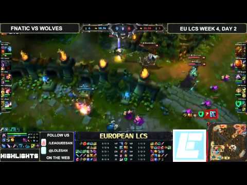 Amazing extended team fight between the Copenhagen Wolves and Fnatic