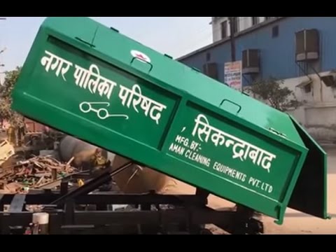 Speed closed body garbage tipper, gvw ( gross vehicle weight...