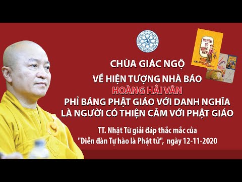 Về việc nhà báo Hoàng Hải Vân phỉ báng Phật giáo