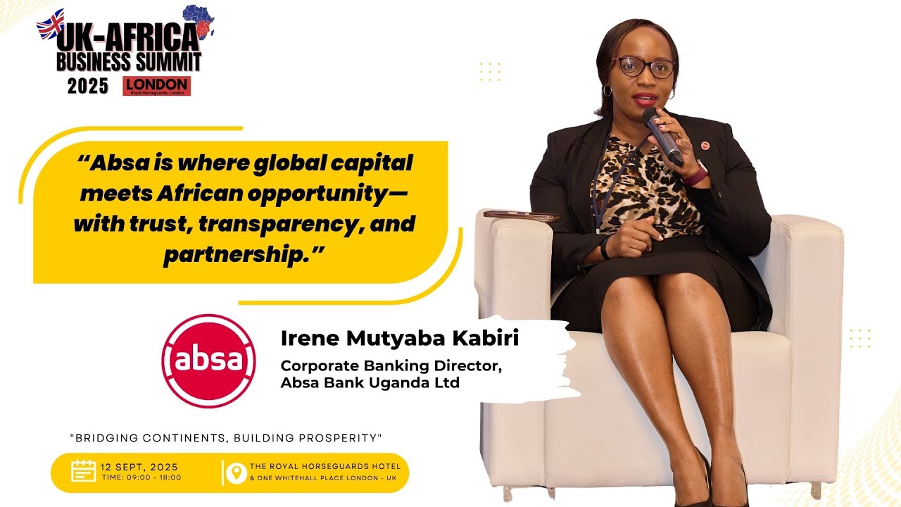 Insurance + Banking = Inclusion | Irene Mutyaba Kabiri – Absa Bank Uganda #ukafricasummit2025