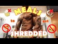 2 DAYS OUT - Men’s Physique | FULL DAY OF EATING (All Meals Shown) | How to get SHREDDED!!!