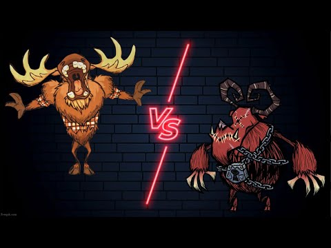 Woodie moose VS Klaus boss fight (Reworked)
