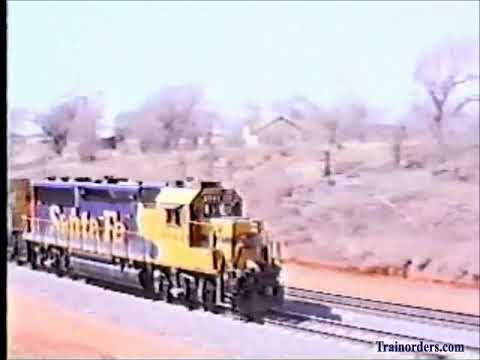 Classic Railroad Series 1098 - Santa Fe 9-881 at Quinlan, OK 1995.
