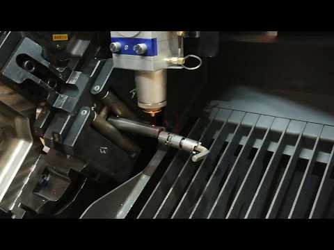 [LX Laser Tech.] O.D. 20mm, W.T. 3mm, Steel round tube laser cutting machine