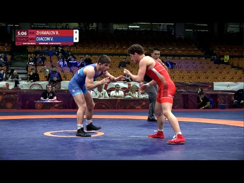1/2 FS - 70 kg: R. ZHAMALOV (RUS) v. V. DIACON (MDA)