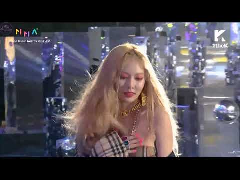 170212 Hyuna Win MBC MUSIC STAR AWARD in MELON MUSIC AWARD 2017 Arabic Sub