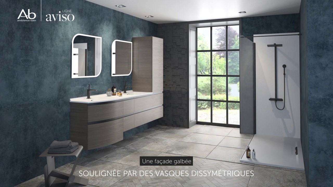 #Meuble Salle de bains Aviso Ambiance Bain