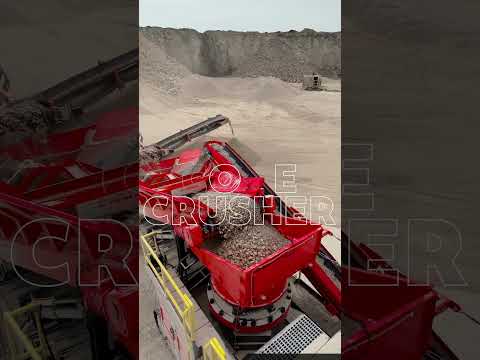 The Boratas BPC200-S Tracked Mobile Cone Crusher | post screen system | konkasör | konik kırıcı
