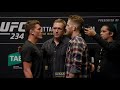 UFC 234 Media Day Staredowns - MMA Fighting