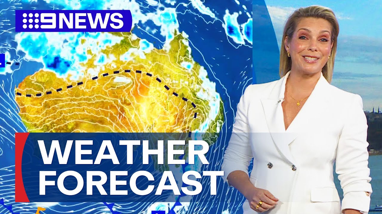 Australia Weather Update: Showers and storms set for country’s north and east | 9 News Australia