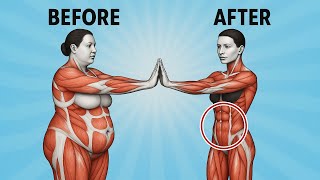 ➜ 2025 XL to XS Standing Workout for Women | Tiny Waist Transformation & Fast Full Body Fat Burn