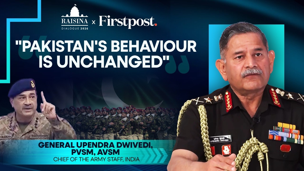 No Change in Pak's Behaviour, Two-Front Threat Remains: India's Army Chief | Raisina Dialogue 2026
