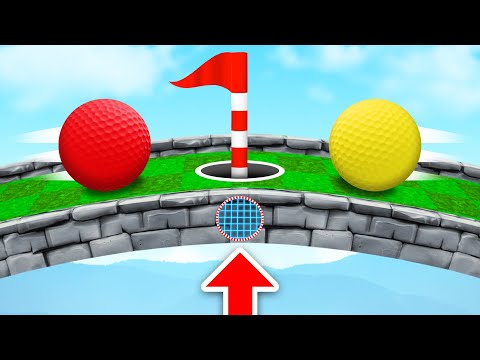 Find The HIDDEN TROLL HOLE To Win In Golf It!