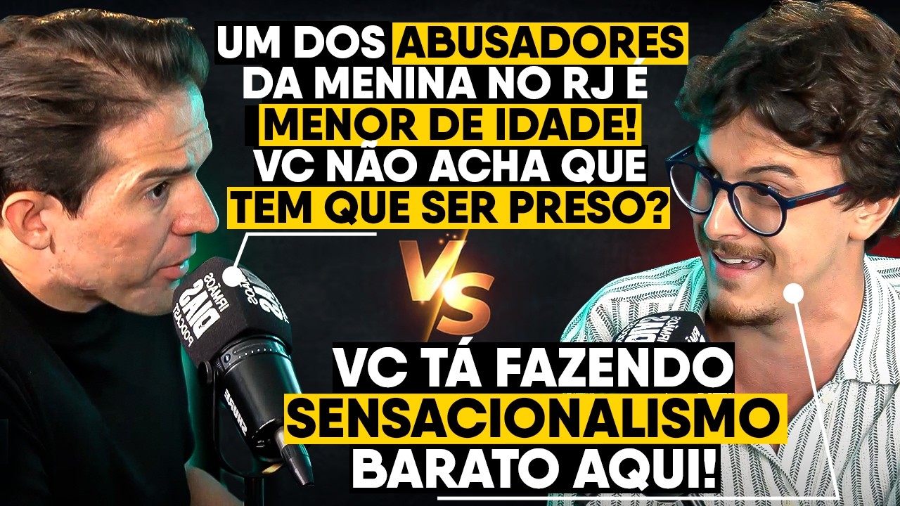 DEBATE ESQUENTA sobre REDUÇÃO da MAIORIDADE PENAL - CORTEZ E RUBINHO NUNES