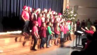 West Oso kids singing Jingle Bells