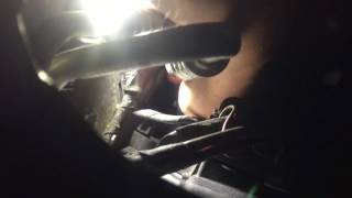BMW E60 radiator outlet temp sensor replacement.
