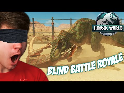 BLIND BATTLE ROYALE in JURASSIC WORLD EVOLUTION 3!