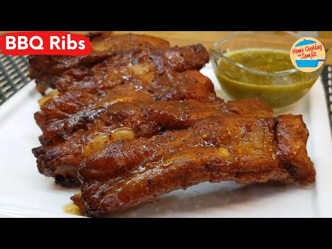 Tender Juicy BBQ Ribs in Oven + Homemade BBQ Sauce
