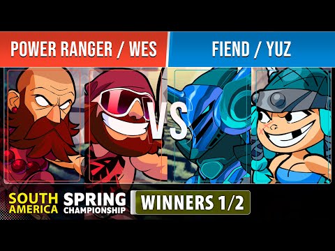 Power Ranger & Wes VS Fiend & Yuz - Winners 1/2 - SA - Brawlhalla Spring Championship 2022