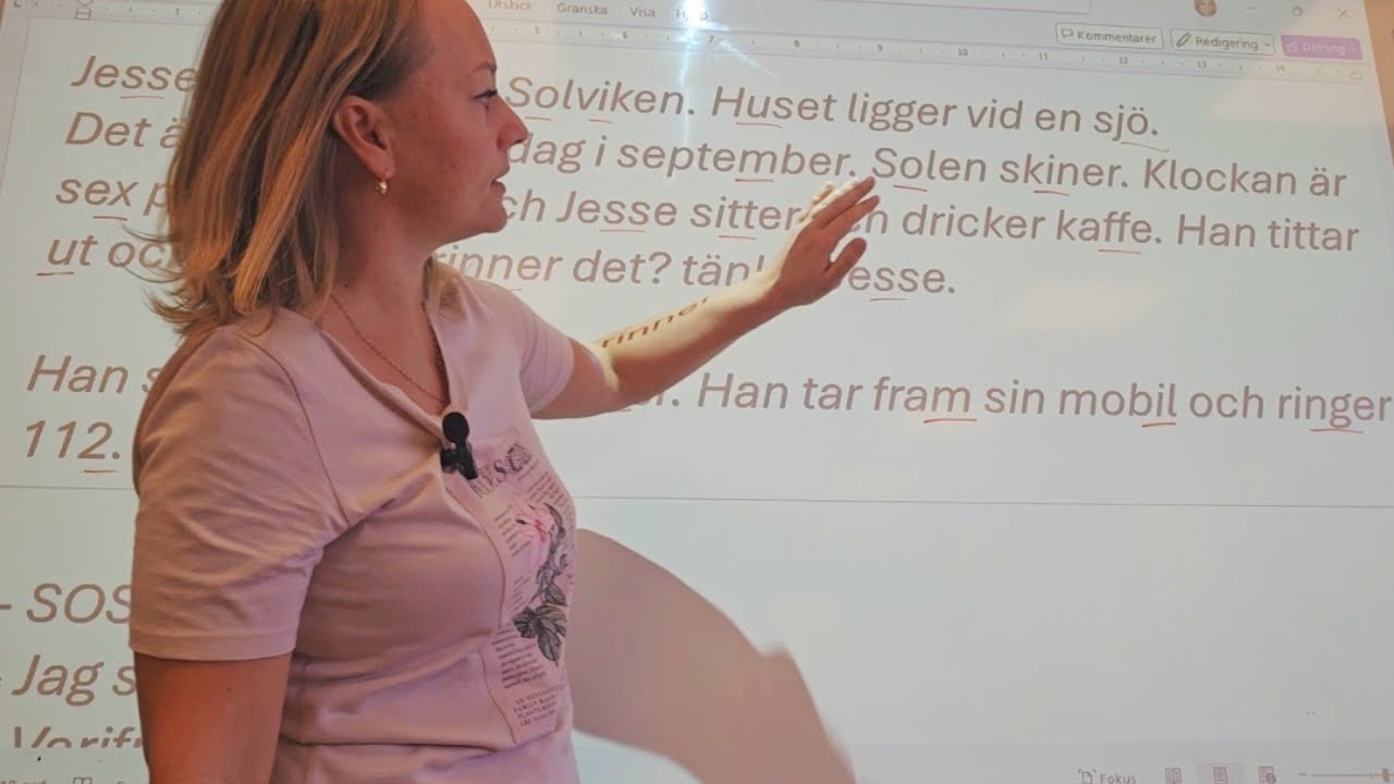 Sfi kurs B - prosodi Jesse ringer 112