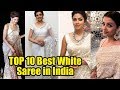 Top 10 Best Beautiful White Saree Collection Online Lowest Price