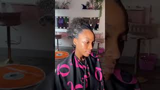 4c hair slick down 😋finally found an edge that can slick ur 4c hair #4chair #hairstyle #howto