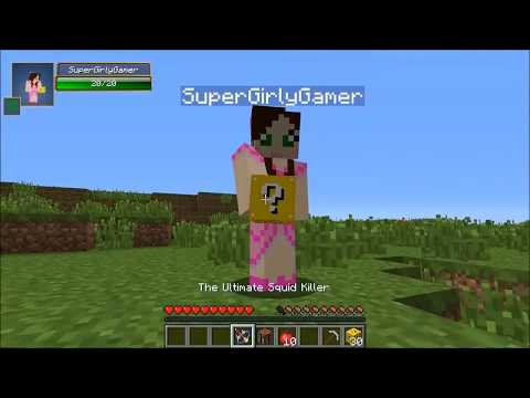 Minecraft DERPY SQUID OVERLORD CHALLENGE GAMES