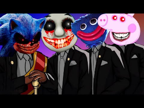 Sonic.EXE & Thomas.EXE & Huggy Wuggy & Peppa Pig.EXE - Meme Coffin Dance (COVER)