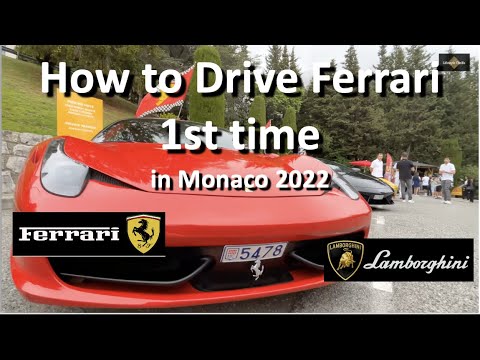 How to drive a Ferrari and Lamborgini in Monaco just before grand prix 2022 ??