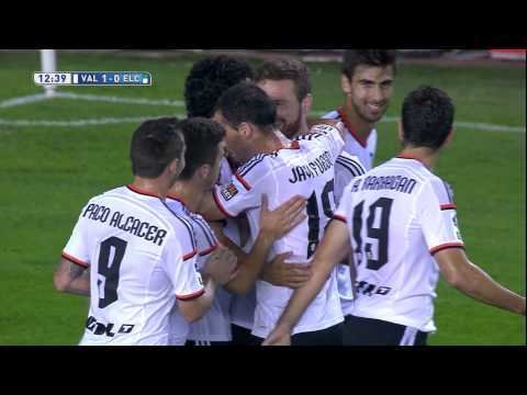 Gol de Mustafi (1-0) en el Valencia CF - Elche CF - HD