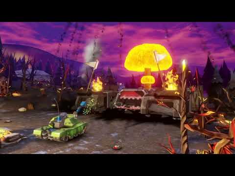 Mighty Battles How to use Big Bertha, tank, unit shield to defeat your opponent