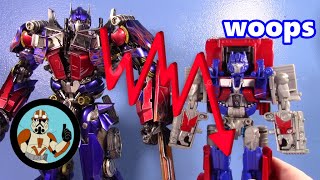 We went from THIS to... well... Prime For a Prime #2: Fast Action Batter Optimus Prime