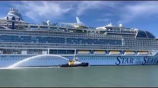 Inauguration of Star of the Seas by Royal Caribbean @RoyalCaribbean 