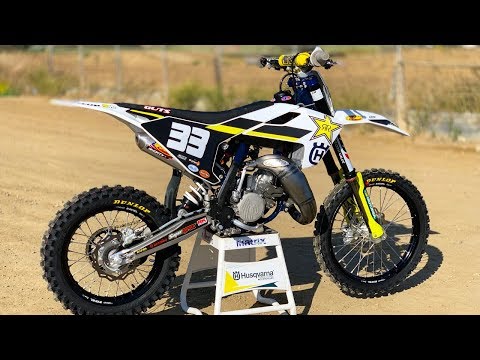 Factory Husqvarna 112cc Super Mini 2 Stroke - Motocross Action Magazine