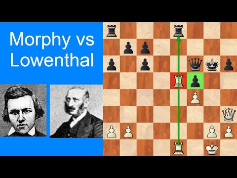 Stronger Major Pieces | Paul Morphy vs. Johann Lowenthal 1858