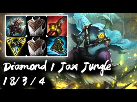 Diamond 1 Jax Jungle vs Evelynn | Korea High Elo Replays