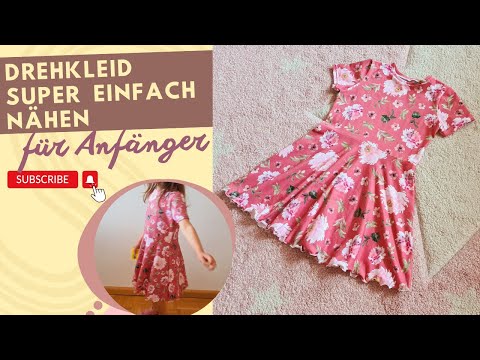 30-minute twirl dress sewing tutorial ✂ without a pattern ✂ sewing for beginners