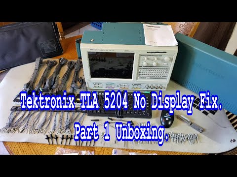 Tektronix TLA 5204 No Display Fix Part 1 Unboxing