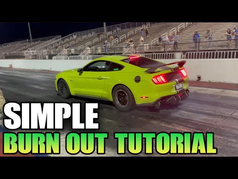HOW TO DO A BURN OUT IN YOUR MANUAL CAR IN 60 SECONDS OR LESS! (WHIPPLE MUSTANG GT TUTORIAL) #SHORTS