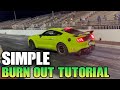 HOW TO DO A BURN OUT IN YOUR MANUAL CAR IN 60 SECONDS OR LESS! (WHIPPLE MUSTANG GT TUTORIAL) #SHORTS