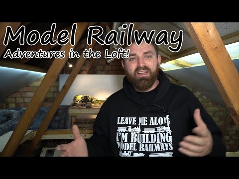 Building Up A Model Railway Ep 4 Series 2 | Loft Update | Painting Laser Cut Models
