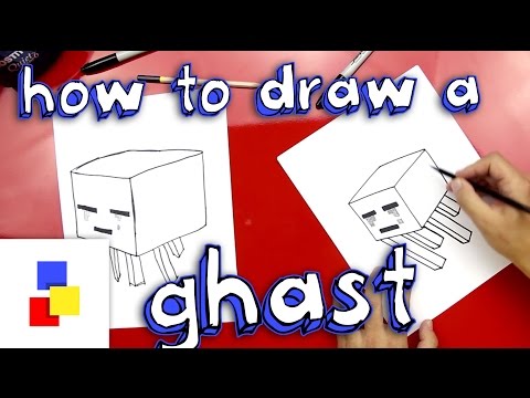 Art for Kids Hub - How To Draw A Ghast