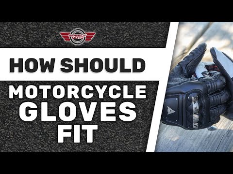 How Should Motorcycle Gloves Fit ❓ (Beginner's Guide) | Speedy Moto